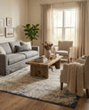 Coastal Manor Collection Area Rug -  Tidewater Rectangle Cream  lifestyle 17