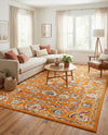 Adriana Terrace Collection Area Rug -  Positano (Orange) Rectangle Orange  lifestyle 11