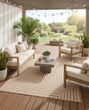 Urban Terrace Collection Area Rug -  Astoria (Taupe) Rectangle Taupe  lifestyle 14