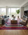 Chromatic Oasis Collection Area Rug -  Dapple Rectangle Multi  lifestyle 15