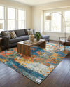 Colorburst Oasis Collection Area Rug -  Chroma Rectangle Multi  lifestyle 22