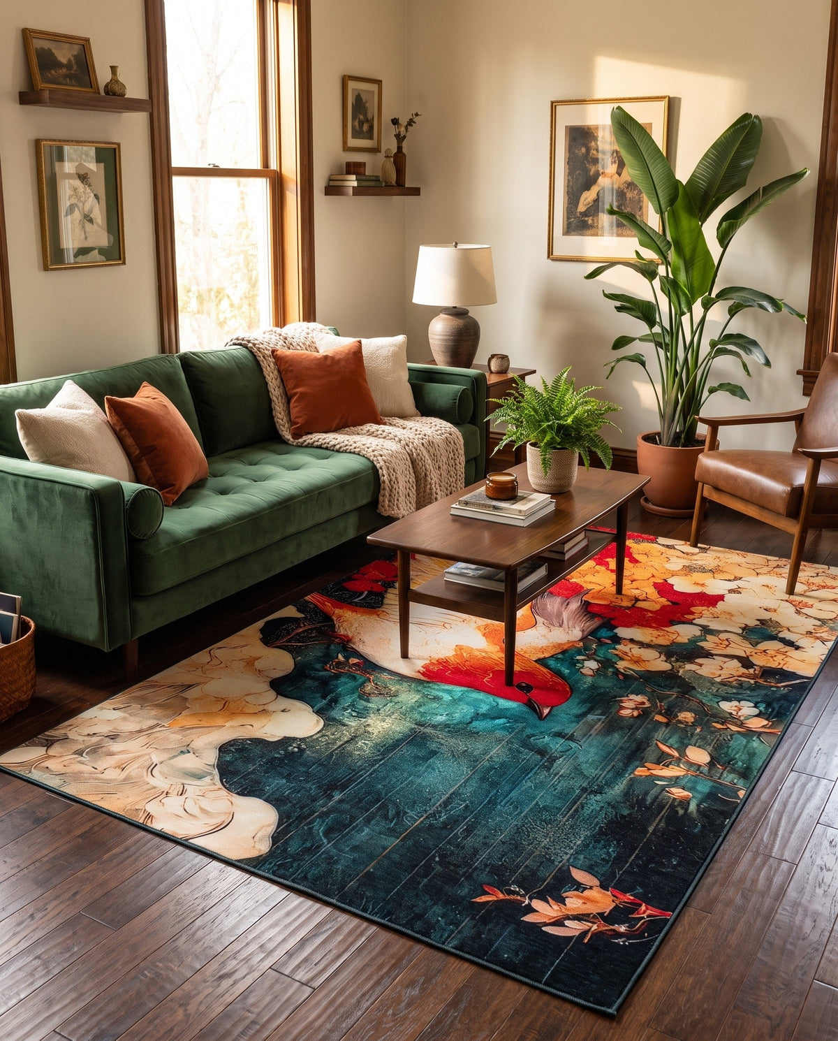 Enchanted Meadow Collection Area Rug -  CrispinDale Rectangle Multi  lifestyle 4