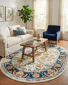Adriana Terrace Collection Area Rug -  Positano (Multi) Oval Multi  lifestyle 41