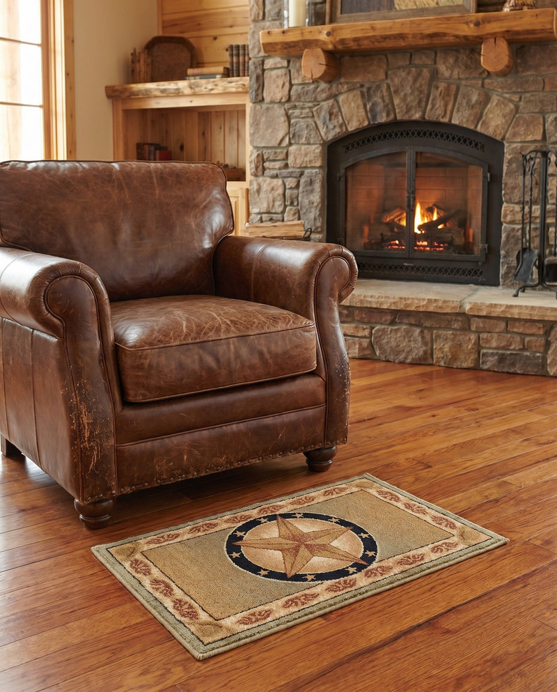 Frontier Trails Collection Area Rug - Redwood Rectangle Green  lifestyle 55