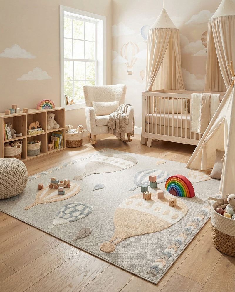 Wonder Tykes Collection Area Rug -  Joyscape Square Multi  lifestyle 66