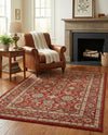 Chelsea Elegance Collection Area Rug -  Osterley Rectangle Red  lifestyle 82
