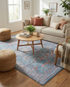 Zahara Oasis Collection Area Rug -  Marrakech Rectangle Blue  lifestyle 21