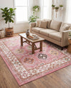 Copenhagen Comfort Collection Area Rug -  Sønderborg Rectangle Rose  lifestyle 9