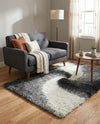 Cozy Haven Shag Collection Area Rug -  Oasis Rectangle Smoke Gray  lifestyle 20