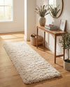 Eternal Plush Oasis Collection Area Rug -  Tranquility (Linen) Runner Linen  lifestyle 44