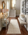 Hollywood Luxe Collection Area Rug - Sunset (White Silver) Runner White Silver  lifestyle 58