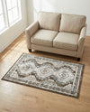 Savannah Elegance Collection Area Rug -  Tybee (Gray) Rectangle Gray  lifestyle 19