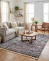 Cozy Cove Shag Collection Area Rug -  Harbor Rectangle Gray  lifestyle 31