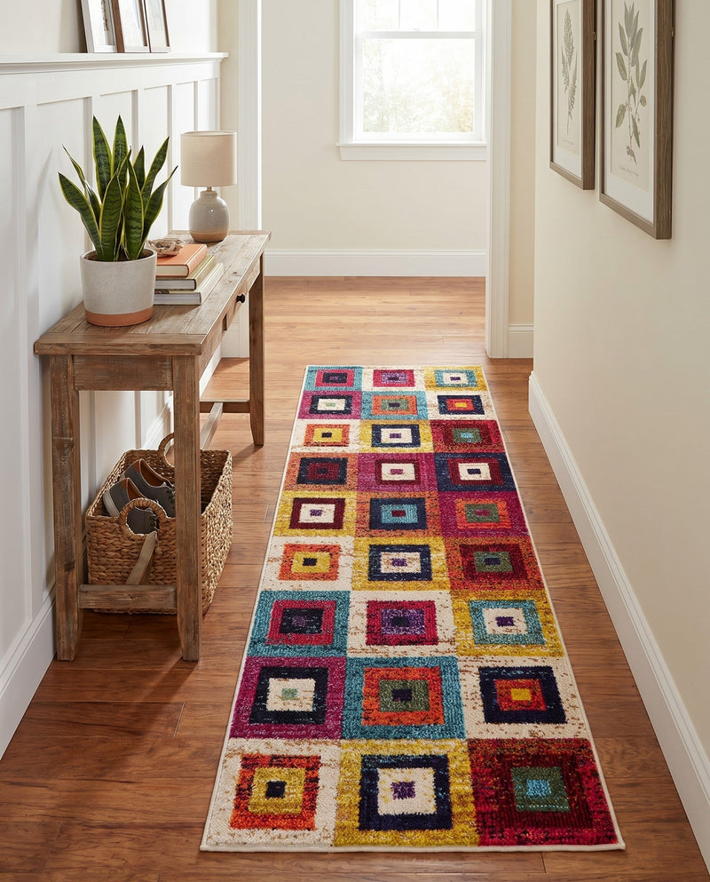 Marrakesh Elegance Collection Area Rug -  Ourika Runner Multi  lifestyle 58