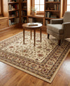 Jaipur Elegance Collection Area Rug -  Nahargarh (Cream) Square Cream  lifestyle 41