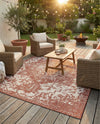 Urban Oasis Rugs Collection Area Rug -  Penthouse (Rust Red) Rectangle Rust Red  lifestyle 7