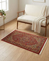 Persian Elegance Collection Area Rug -  Khorasan Rectangle Red  lifestyle 8