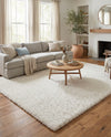 Alpine Plush Collection Area Rug -  Cortina (White) Rectangle White  lifestyle 13