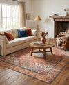 Heritage Elegance Collection Area Rug -  Windsor (Rust Red) Rectangle Rust Red  lifestyle 30