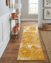 Riviera Elegance Collection Area Rug -  Monaco (Yellow) Runner Yellow  lifestyle 83