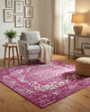Georgetown Rugs Collection Area Rug - Dupont (Purple) Square Purple  lifestyle 55