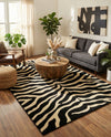 Savannah Sojourn Collection Area Rug -  Kilimanjaro Rectangle Black  lifestyle 25