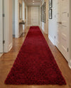 Plush Oasis Collection Area Rug - Serenity (Cherry Red) Runner Cherry Red  lifestyle 52
