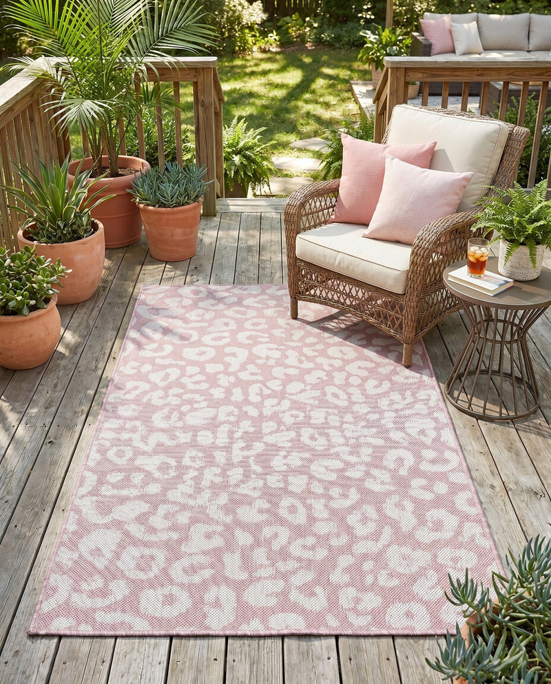Savannah Escape Collection Area Rug -  Amazon (Pink Ivory) Rectangle Pink Ivory  lifestyle 10
