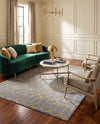 Hollywood Luxe Collection Area Rug - Sunset (Gray Gold) Rectangle Gray Gold  lifestyle 5
