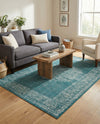 Copenhagen Comfort Collection Area Rug -  Helsingør Rectangle Blue  lifestyle 28