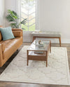 Trellis Haven Collection Area Rug -  Havencrest Rectangle Ivory  lifestyle 18