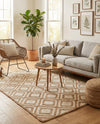Woven Seaside Jute Collection Area Rug - Marina Rectangle Natural  lifestyle 13