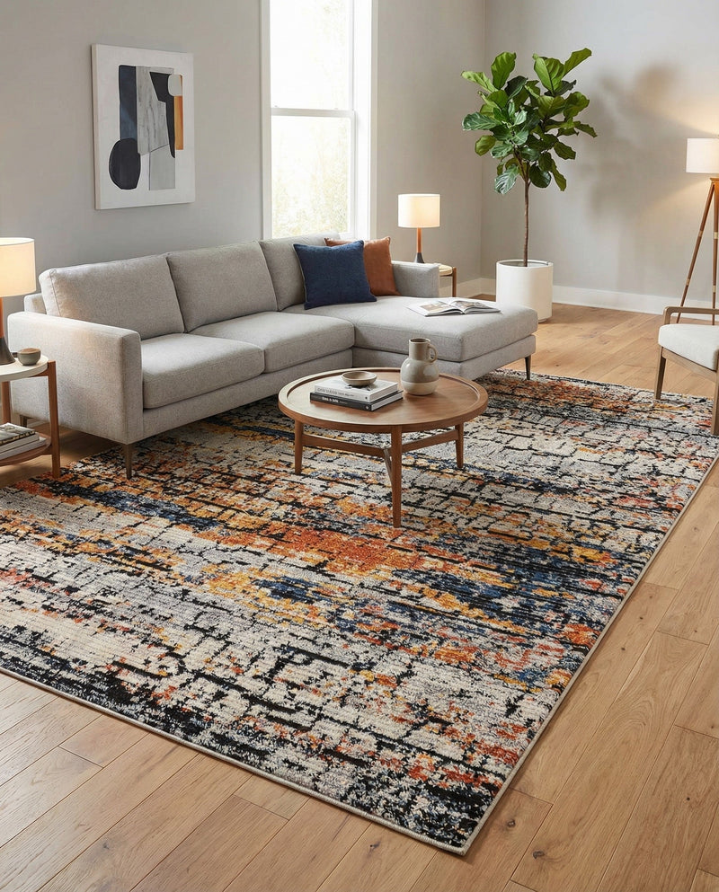 Santa Fe Trails Collection Area Rug -  Chaparral Rectangle Multi  lifestyle 23