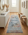 Caribbean Breeze Collection Area Rug -  Yucatan Runner Multi  lifestyle 24