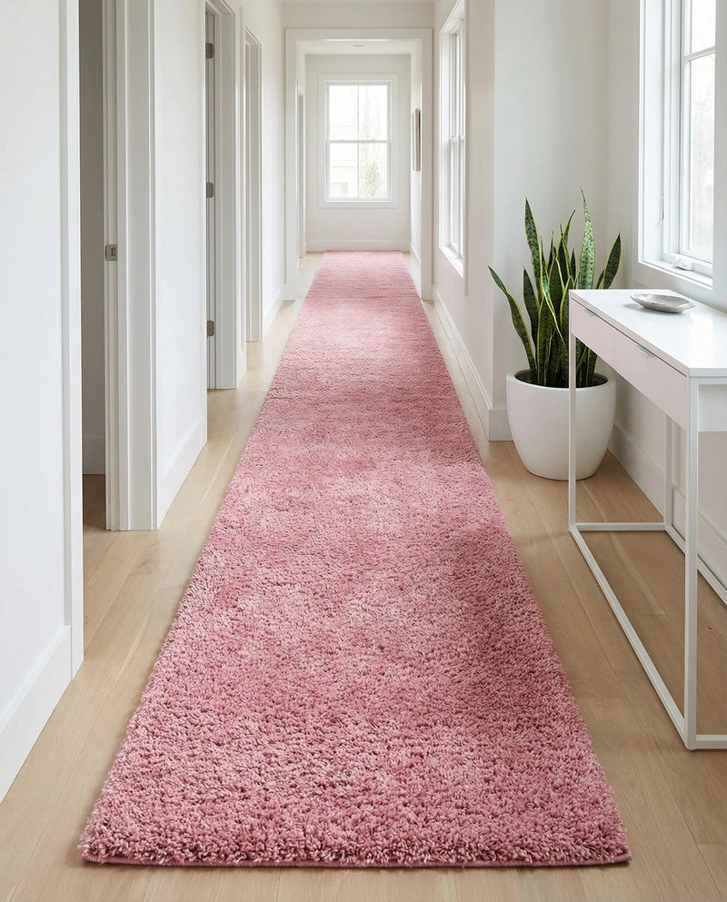 Alpine Plush Collection Area Rug -  Cortina (Dusty Rose) Runner Dusty Rose  lifestyle 27