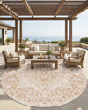 Urban Oasis Rugs Collection Area Rug -  Penthouse (Beige) Round Beige  lifestyle 83