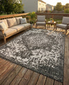 Urban Oasis Rugs Collection Area Rug -  Penthouse (Charcoal Gray) Rectangle Charcoal Gray  lifestyle 20