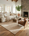 Lana Tasmanian Wool Collection Area Rug - Waitomo Rectangle Taupe  lifestyle 40