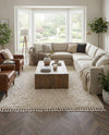 Cozy Cove Shag Collection Area Rug -  Harbor Rectangle Ivory  lifestyle 21