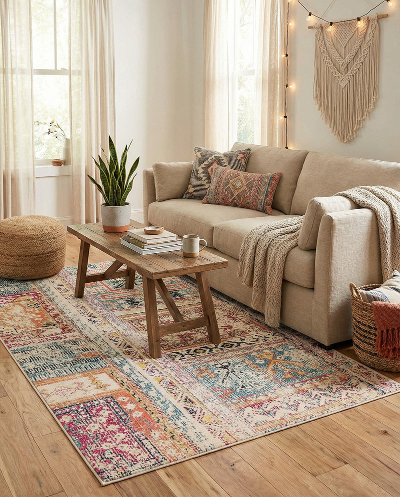 Sierra Collection Area Rug -  Tahoe Rectangle Multi  lifestyle 15