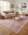 Vintage Memories Collection Area Rug -  Flashback Rectangle Ivory and Pink  lifestyle 4