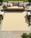 Urban Oasis Rugs Collection Area Rug -  Rooftop (Yellow Ivory) Square Yellow Ivory  lifestyle 39