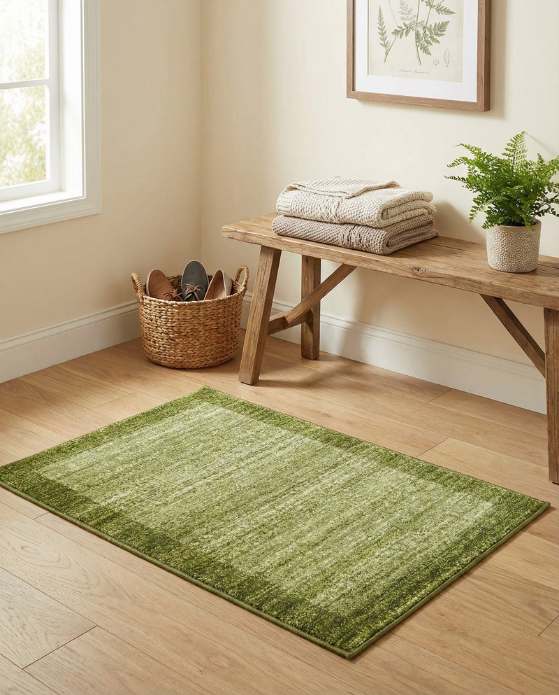 Studio Haven Collection Area Rug -  Conservatory (Light Green) Rectangle Light Green  lifestyle 22