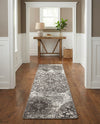 Riviera Elegance Collection Area Rug -  Monaco (Light Gray) Runner Light Gray  lifestyle 76