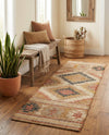 Desert Weave Jute Collection Area Rug - Sahara Runner Multi  lifestyle 57