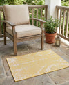 Desert Nomad Terrace Collection Area Rug - Sahara (Yellow) Rectangle Yellow  lifestyle 31