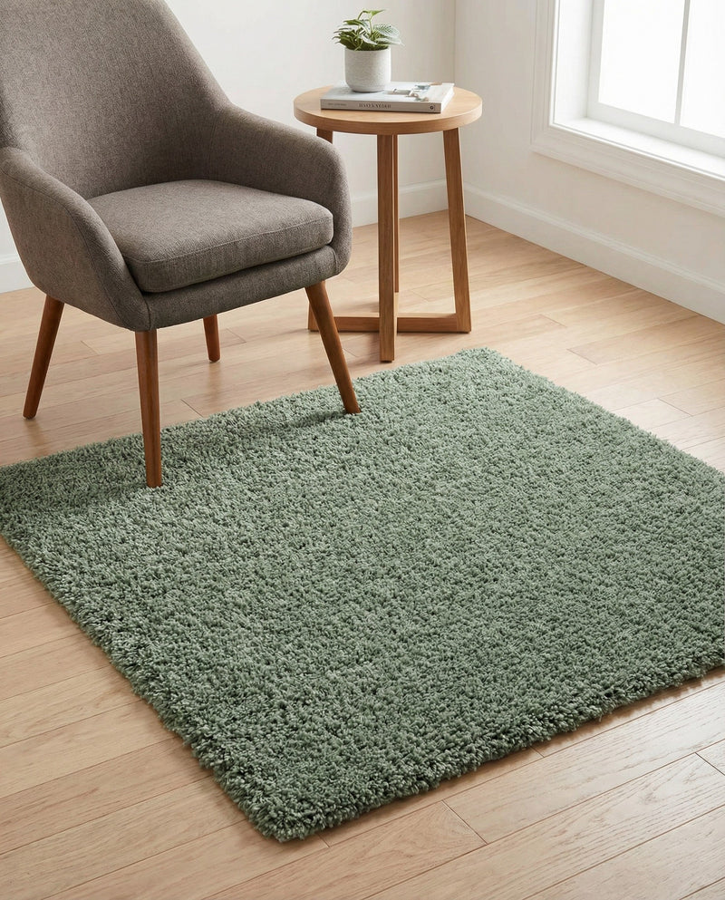 Alpine Plush Collection Area Rug -  Cortina (Sage) Square Sage  lifestyle 33