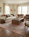 Heritage Elegance Collection Area Rug -  Windsor (Rust Red) Rectangle Rust Red  lifestyle 12