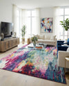 Chromatic Oasis Collection Area Rug -  Oasis Rectangle Multi  lifestyle 17