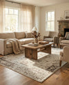 Riviera Elegance Collection Area Rug - Antibes (Beige) Rectangle Beige  lifestyle 25